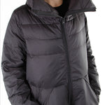 Rundholz Damen Thermo Parka  schwarz