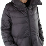 Rundholz Damen Thermo Parka  schwarz