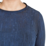 AVANT TOI Damen Baumwoll Shirt blau