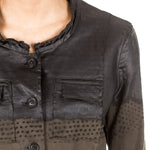 Rundholz Dip Damen Jacke mudd