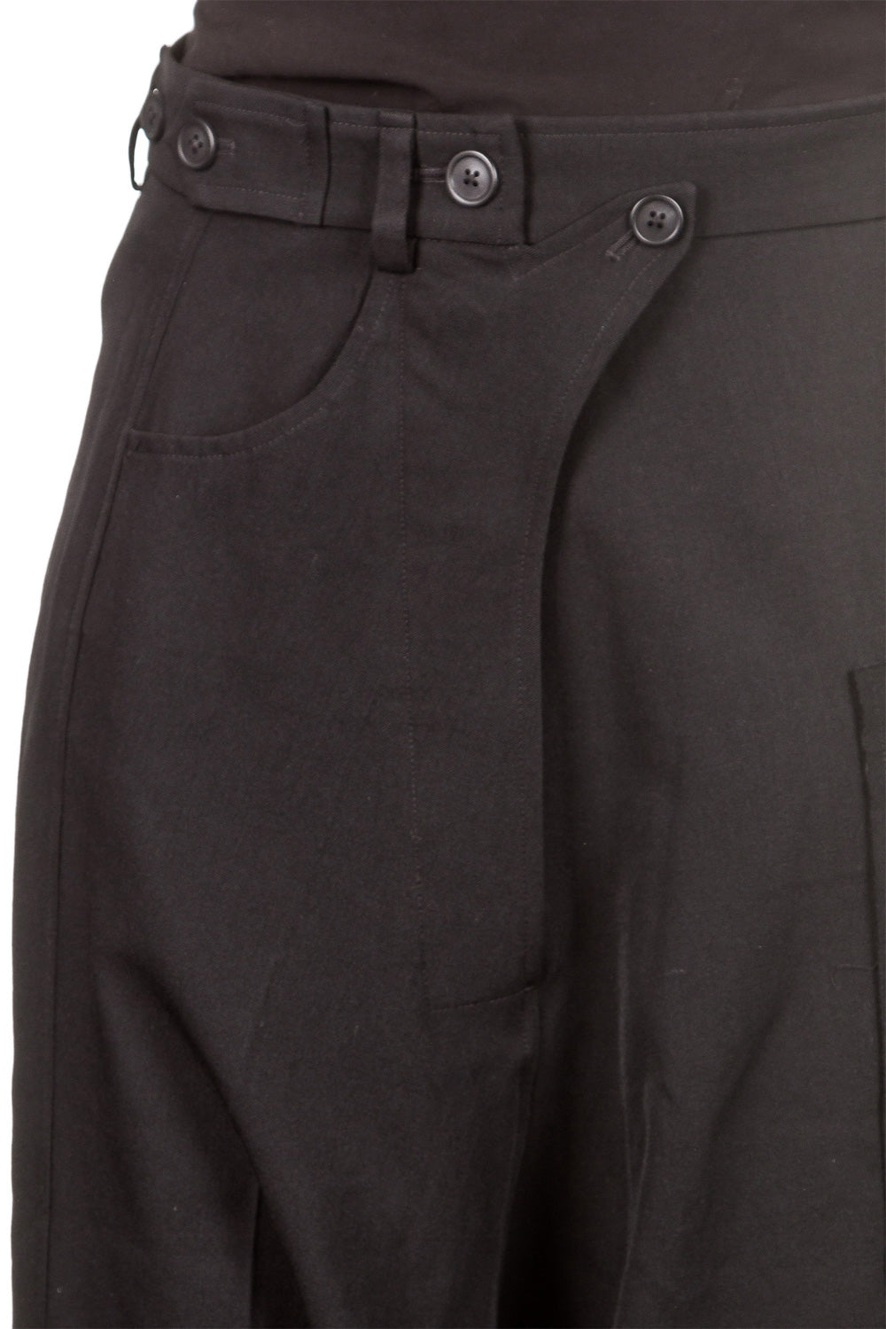 Rundholz Damen Sarouelhose schwarz