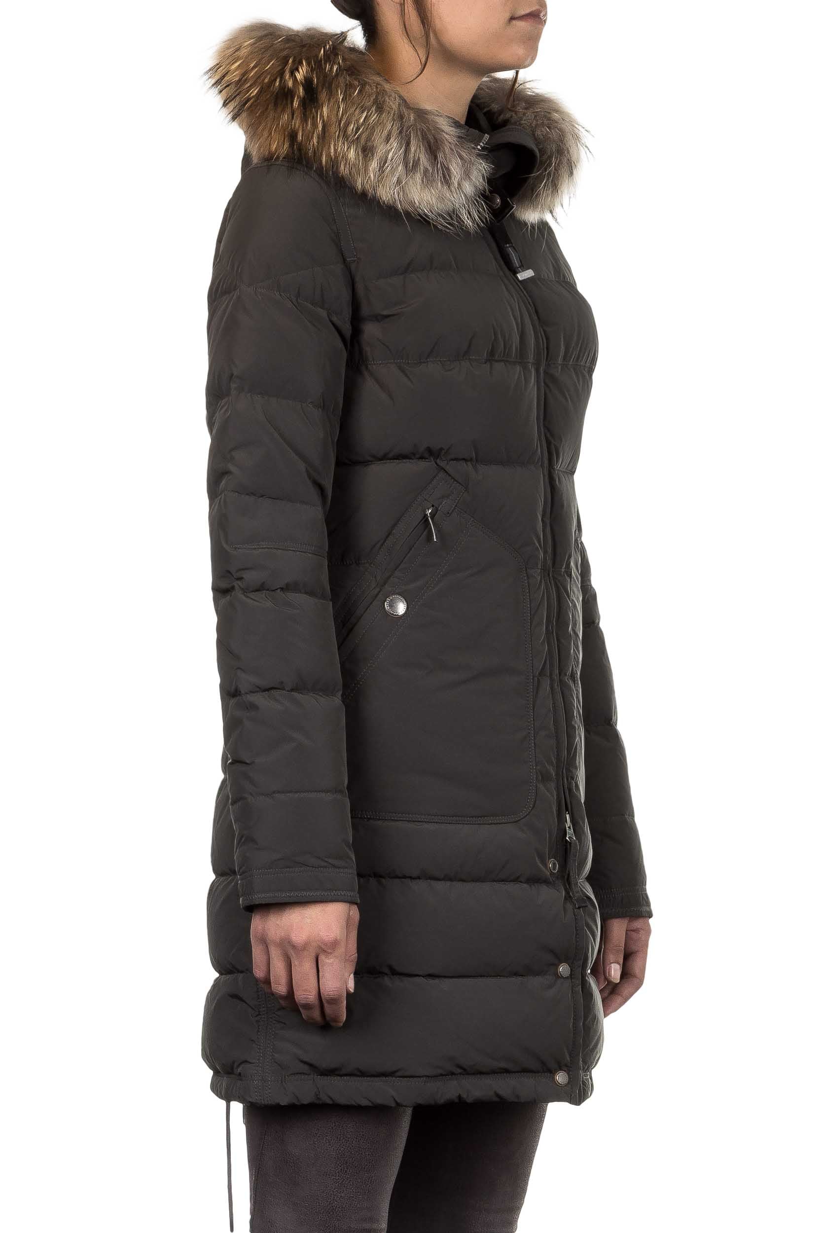 Parajumpers Damen Daunen Kurzmantel LIGHT LONG BEAR olive