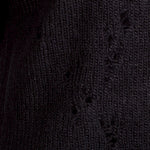 Julius Herren Grobstrick Pullover schwarz