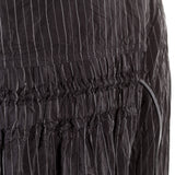 Rundholz Damen Bluse stripe schwarz 