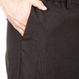 ISSEY MIYAKE Herren Hose Crashed Look schwarz