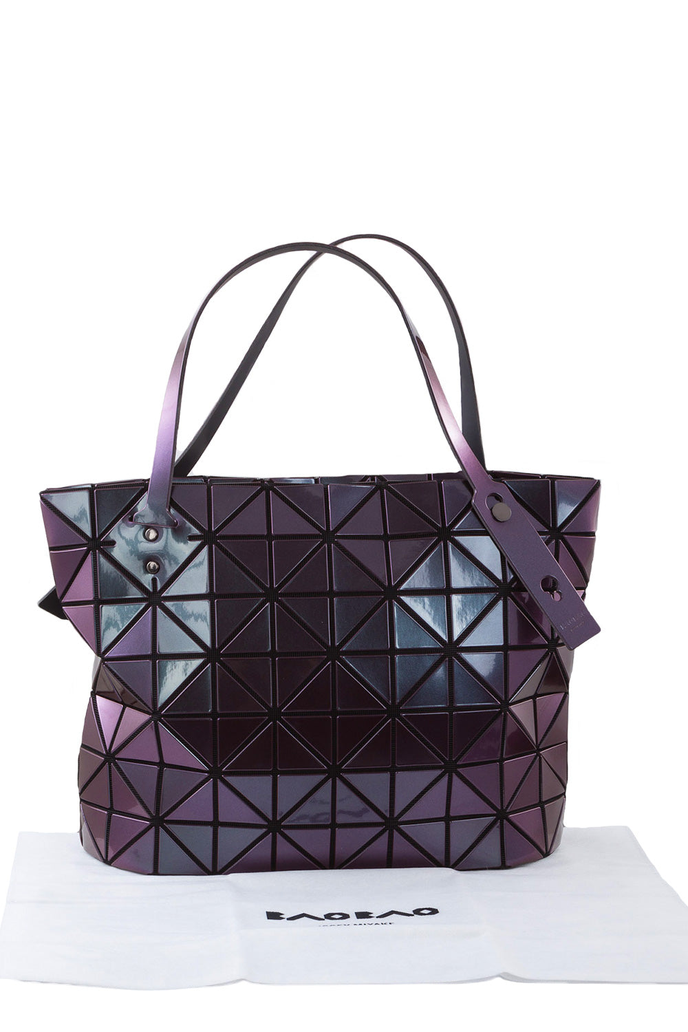 BAO BAO ISSEY MIYAKE Handtasche ROCK METALLIC weinrot