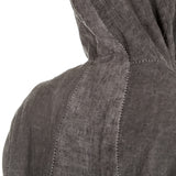 Masnada Herren Leinen Parka LAYERED grau