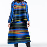 Pleats Please Issey Miyake Damen Plissee Midirock multicolour