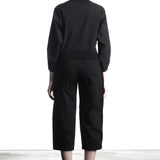 Y's Yohji Yamamoto ladies bomber jacket black