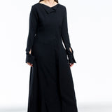 Y´s Yohji Yamamoto Damen Kleid Langarm schwarz