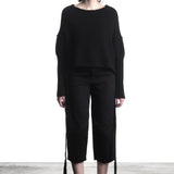 Yohji Yamamoto ladies sweater black