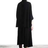 Y´s Yohji Yamamoto Damen Bluse 3/4 Arm schwarz