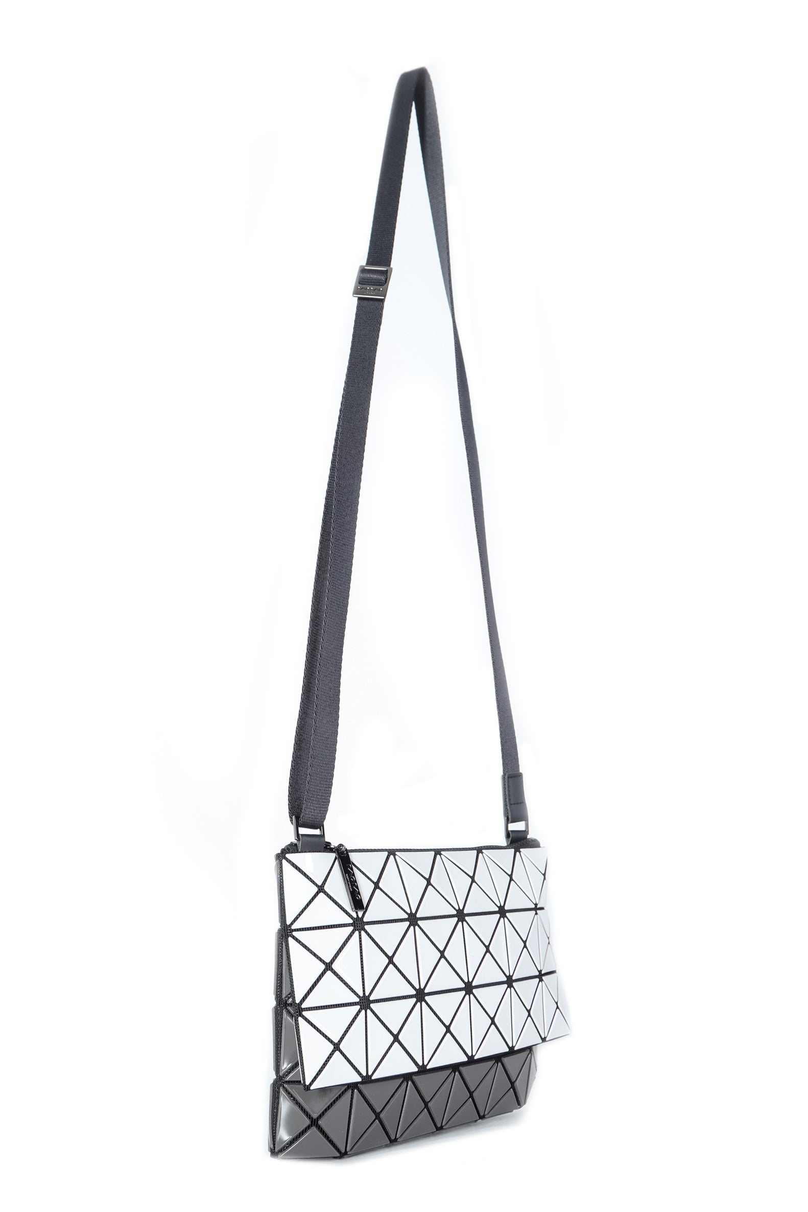 BAO BAO Issey Miyake Schultertasche PRISM KANGAROO hellgrau anthrazit