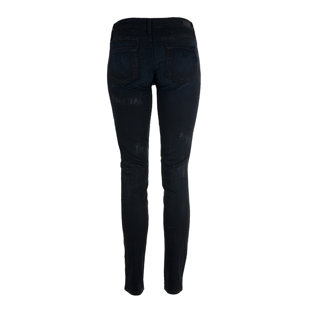 Paige Jeans VERDUGO Ultra Skinny schwarz Glanz