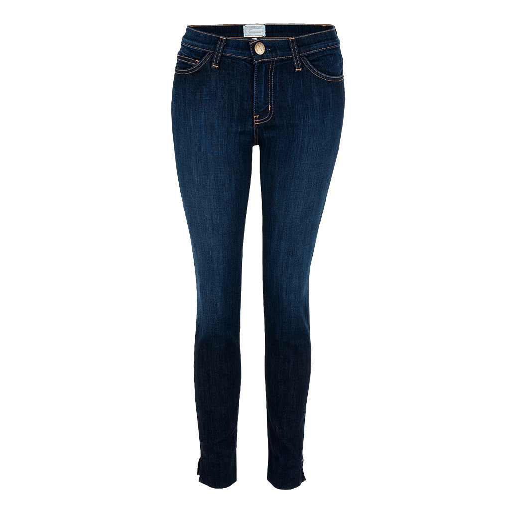 Current Elliott THE SIDE SLIT STILETTO Jeans District blau