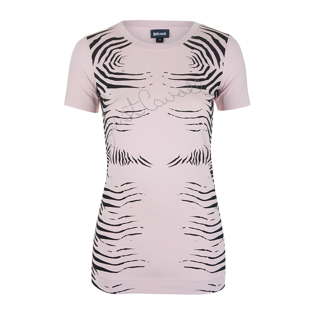 Just Cavalli Shirt zebra print rosa 