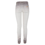 Just Cavalli Jeans Hose beige leoprint 