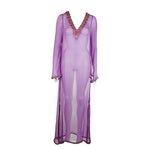 Shivadiva Seiden Kleid violett 