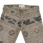 Current Elliott THE ANKLE SKINNY vintage tribal destroy