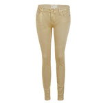 Current Elliott THE ANKLE SKINNY metallic gold 