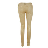 Current Elliott THE ANKLE SKINNY metallic gold 