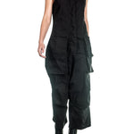 Rundholz Damen Overall schwarz