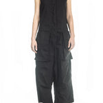 Rundholz Damen Overall schwarz