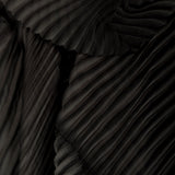 ISSEY MIYAKE PLEATS PLEASE Schal mit Shibori-Print schwarz grau