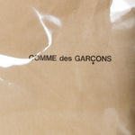 Comme Des Garçons Handtasche mit Logo-Print beige